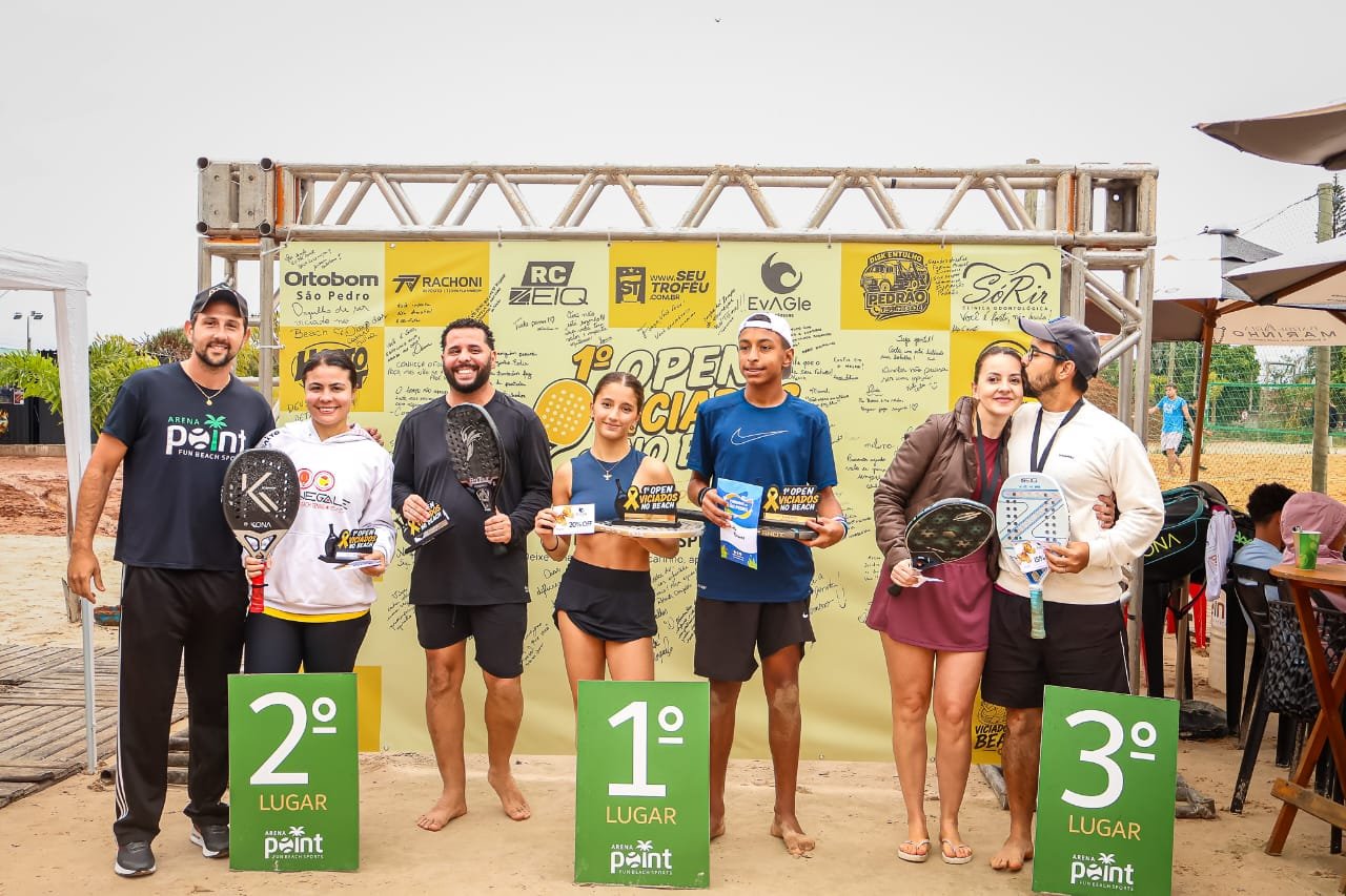 Duplas e famílias no pódio do 1º Open VNB