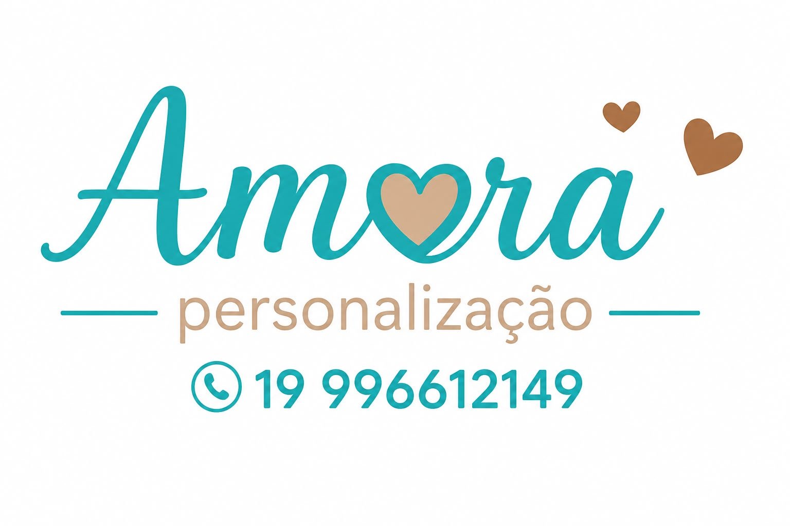 Logo de Amora Personalização
